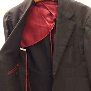 Spier & Mackay Birds Eye Sport Coat - Chocolate Birdseye